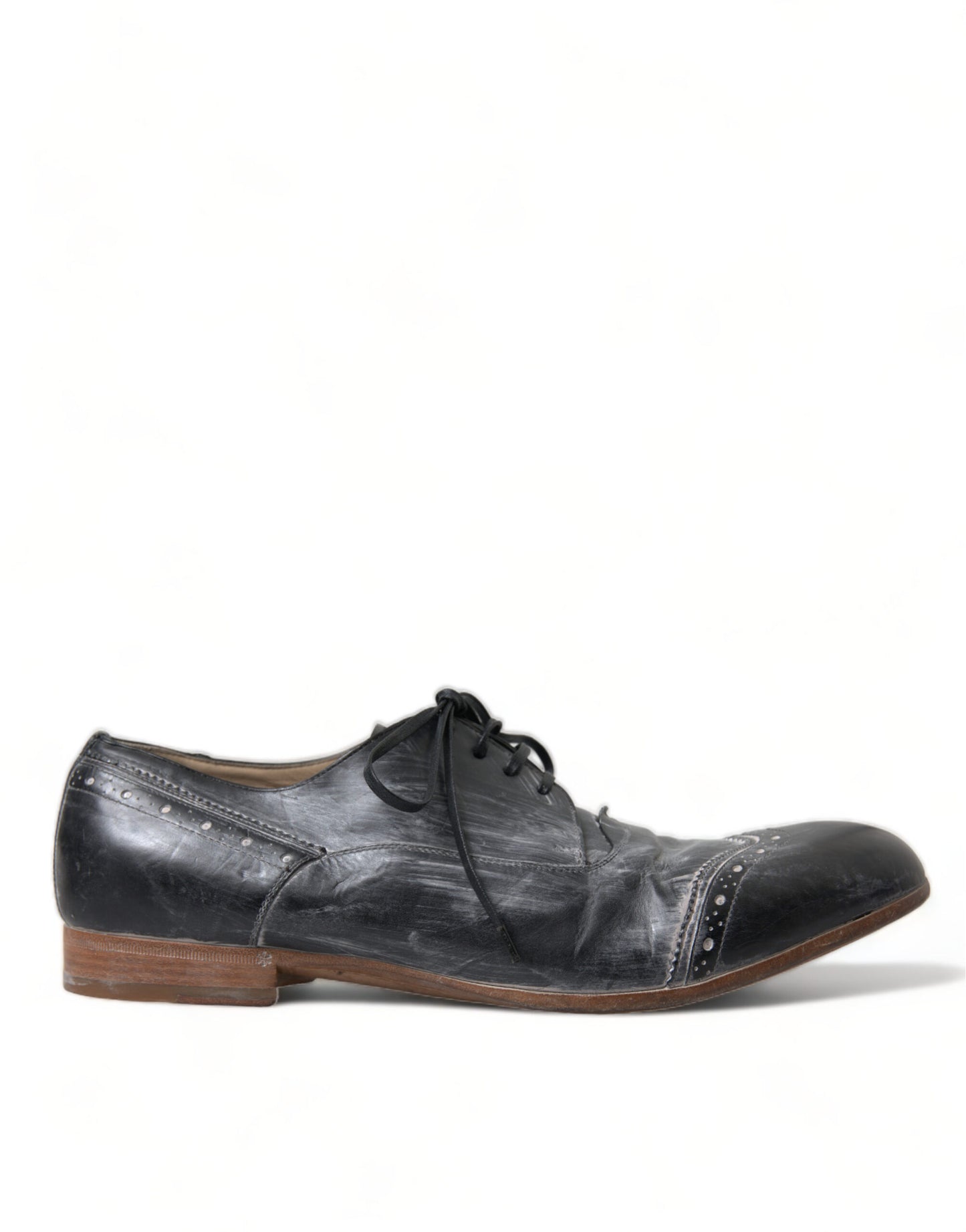 Elegant Leather Derby Dress Shoes