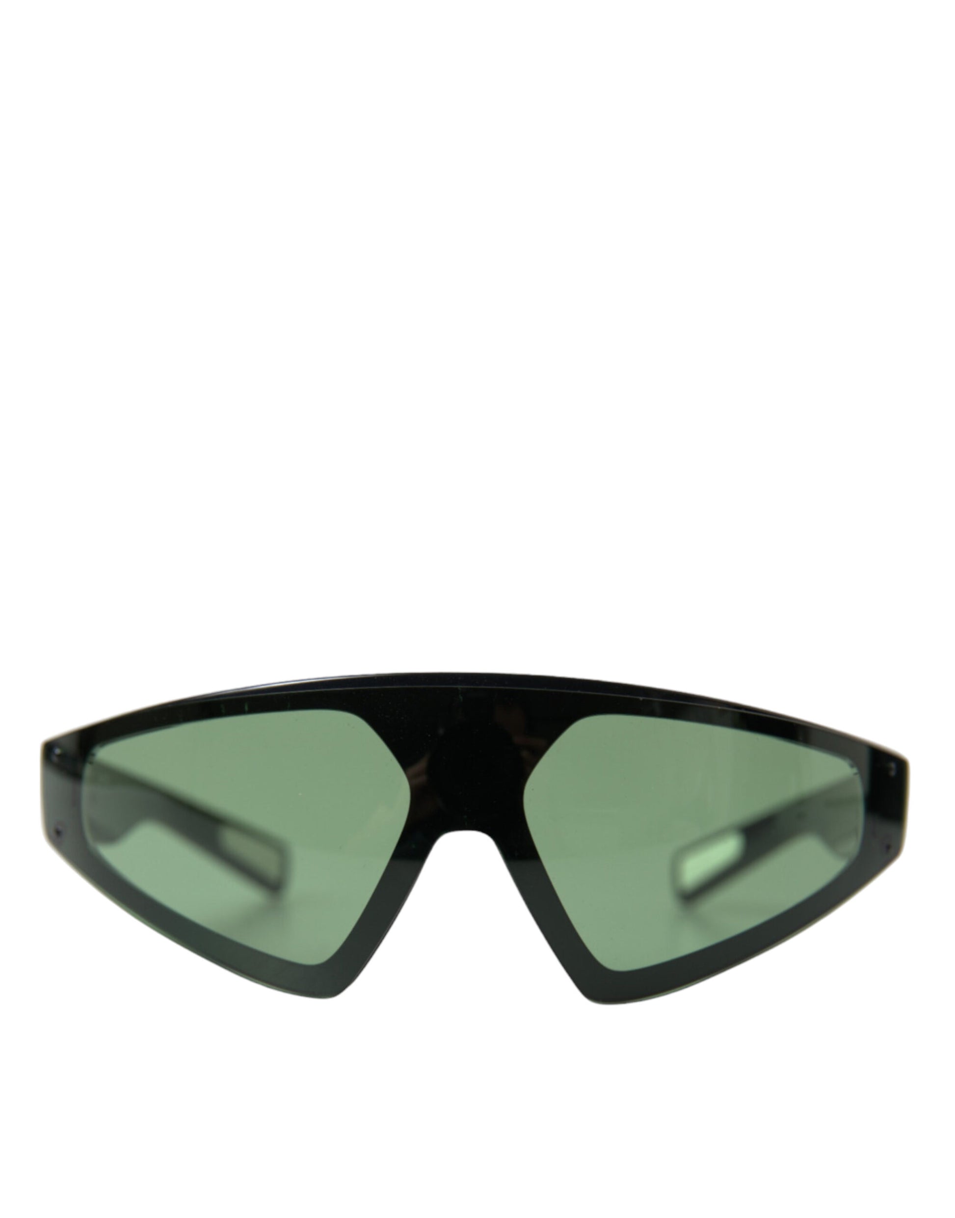 Sleek Men's Green-Lens Sunglasses