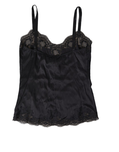 Elegant Silk Blend Lace Camisole Top