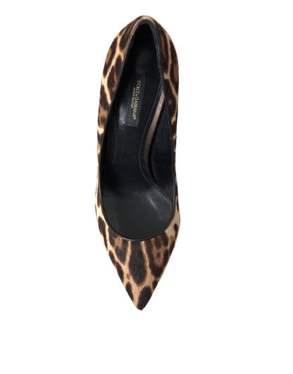 Exquisite Leopard Print Stiletto Pumps