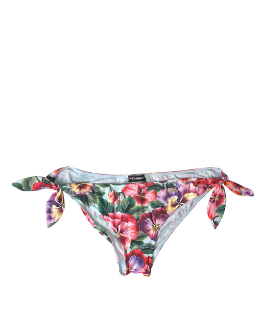 Elegant Floral Bikini Bottom