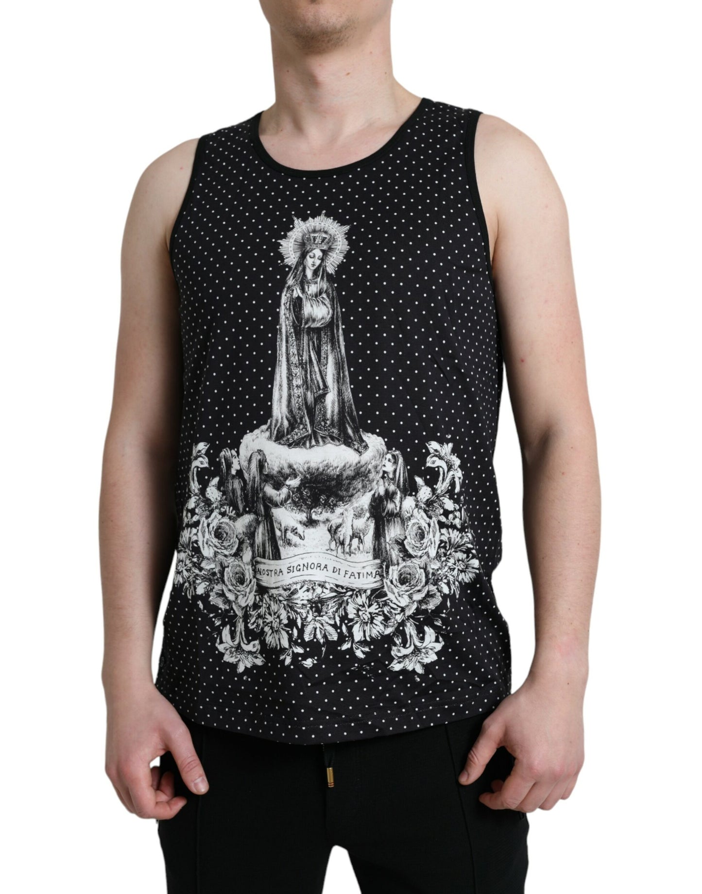 Sleeveless Nostra Signora Graphic Tee