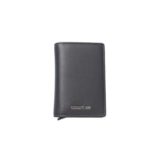 Blue Leather Men Wallet