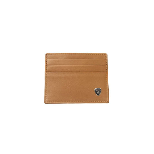 Yellow Leather Men Wallet