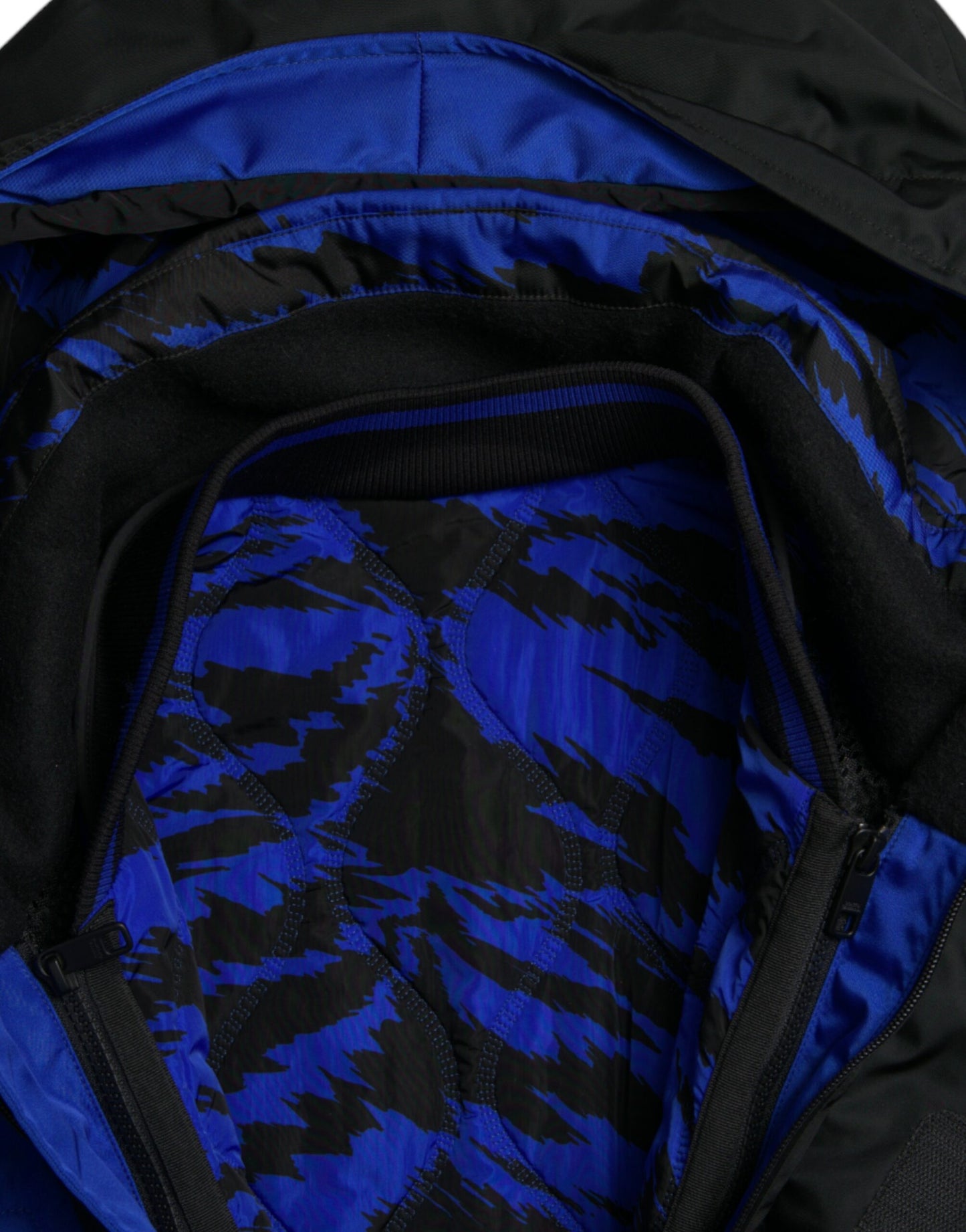 Reversible Nylon Windbreaker With Hood