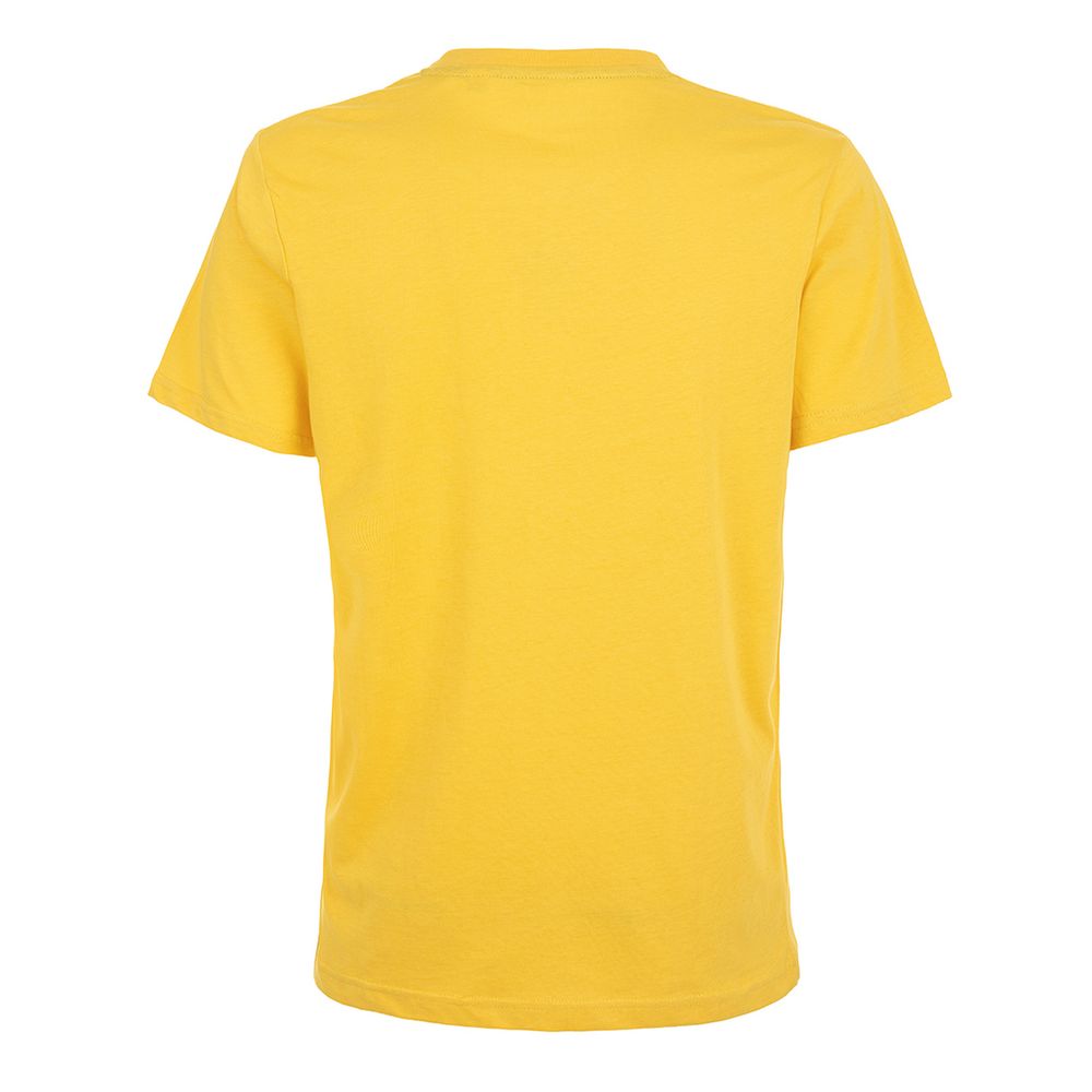 Sunshine Yellow Cotton Crewneck Tee