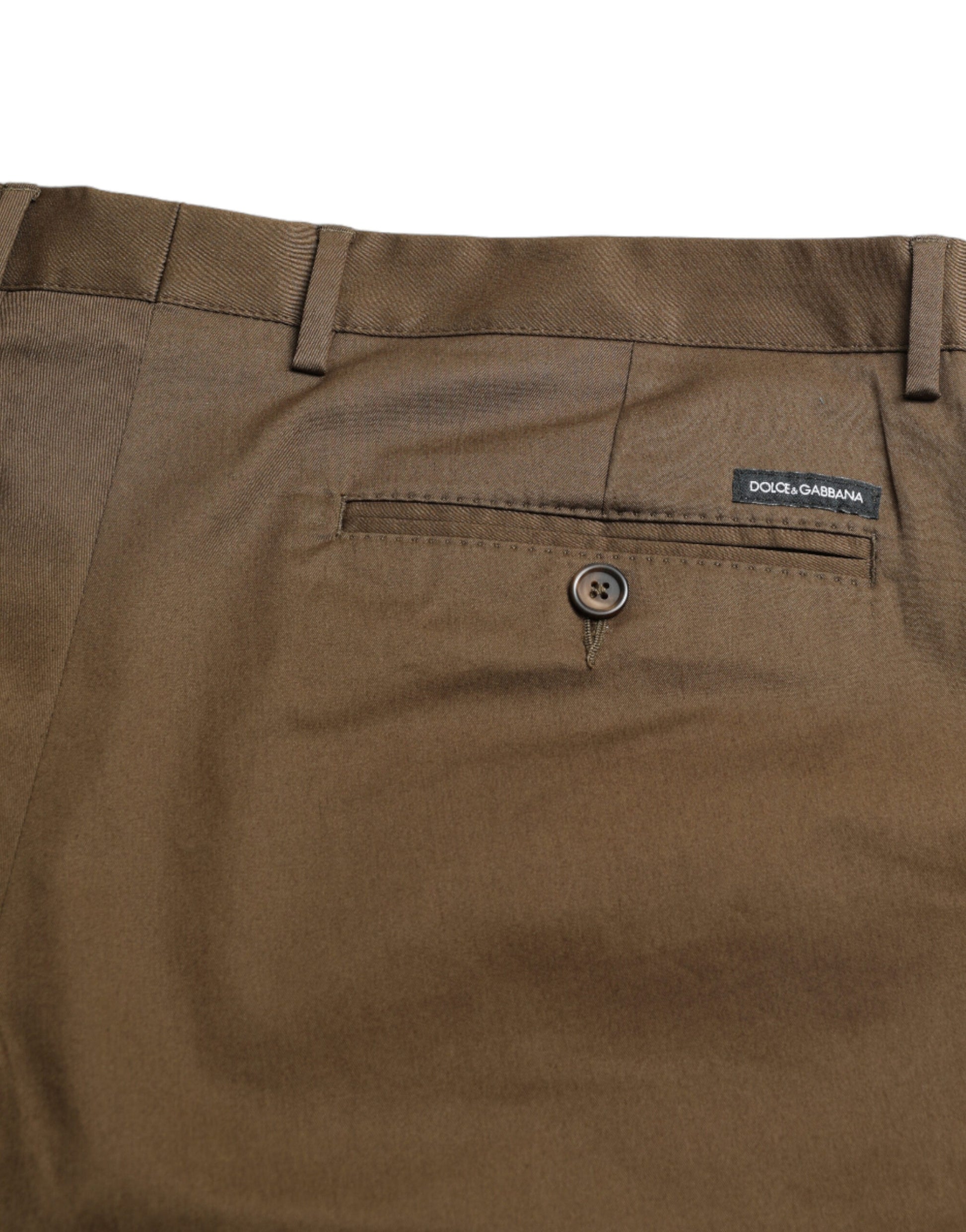 Chic Brown Bermuda Shorts with Logo Detail