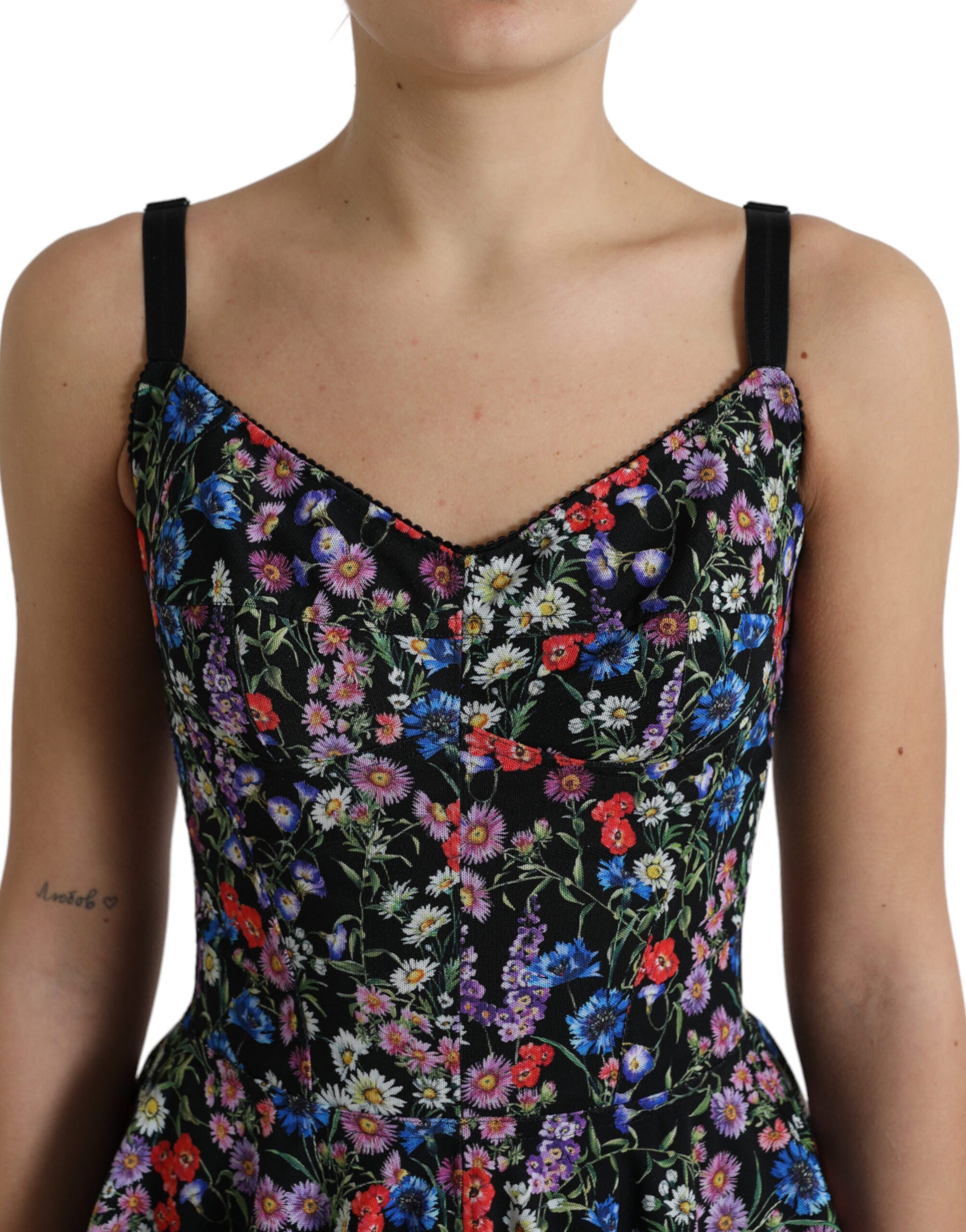 Elegant Floral A-Line Mini Dress