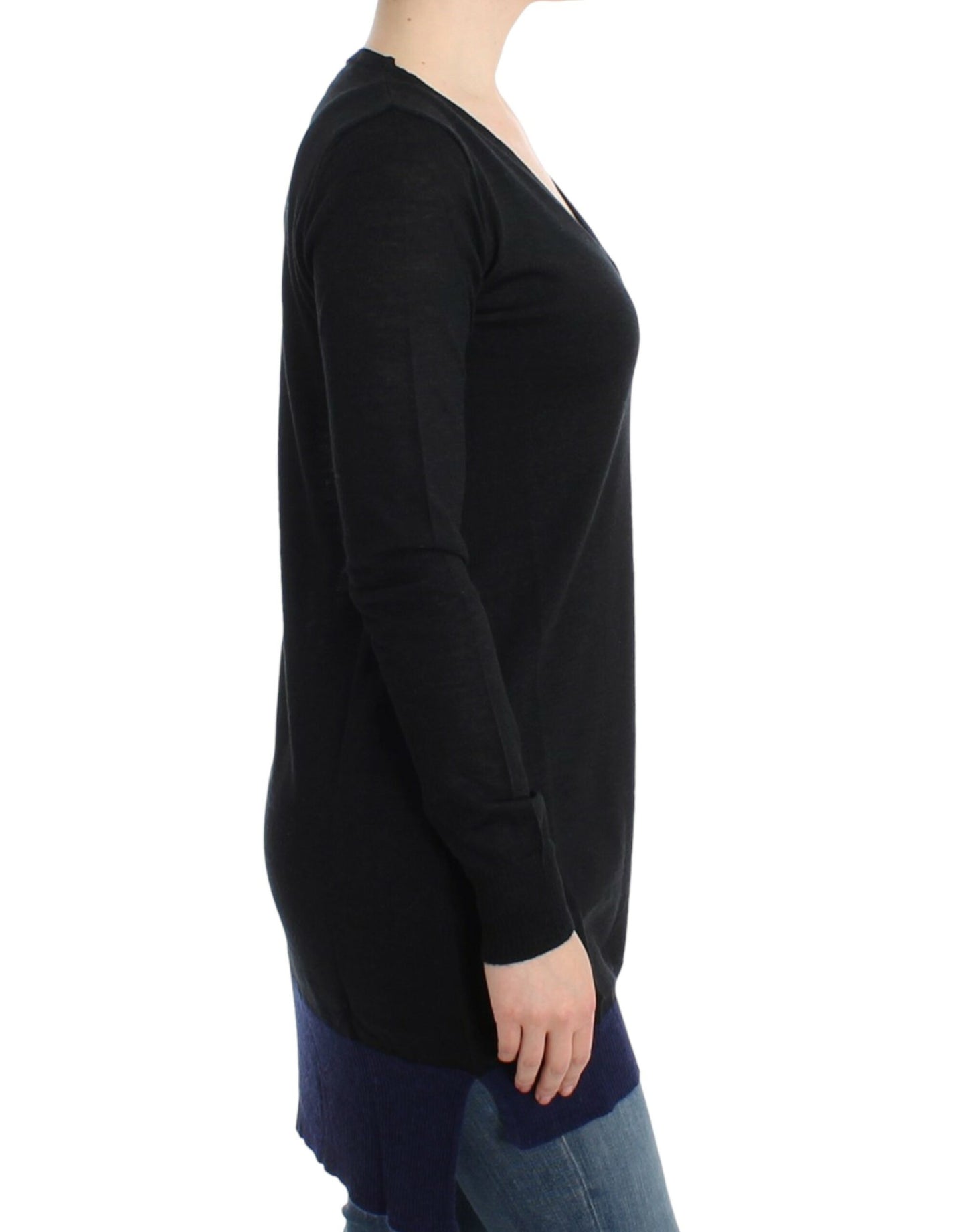 Elegant V-Neck Lightweight Sweater