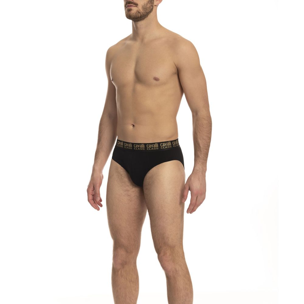 Black Cotton Men Brief