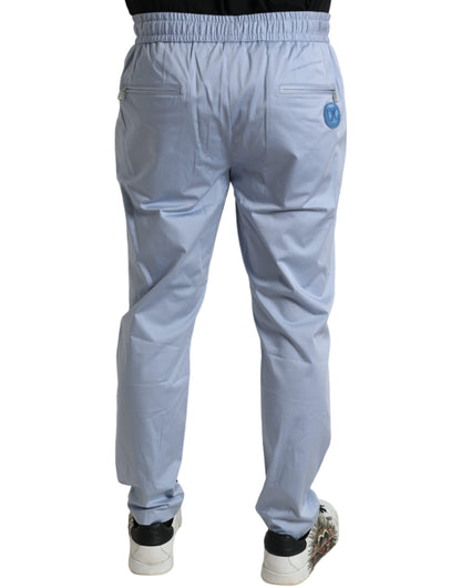 Elegant Light Blue Jogger Pants for Men