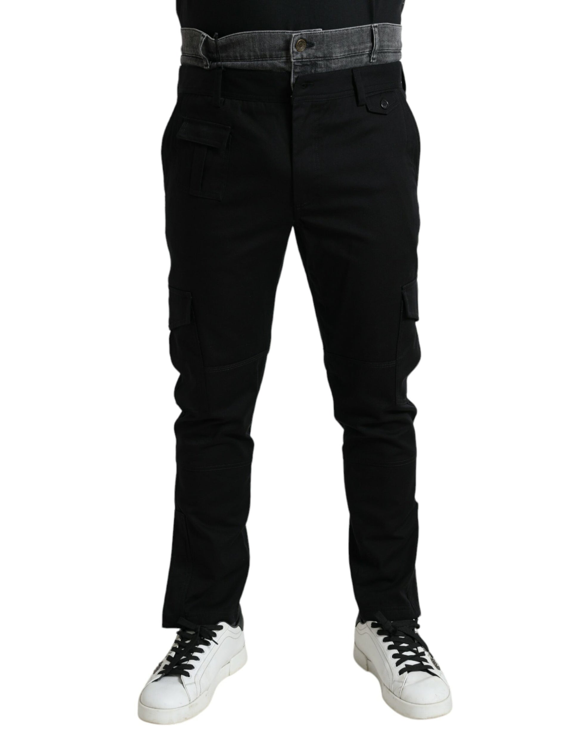 Elegant Skinny Cotton Stretch Joggers