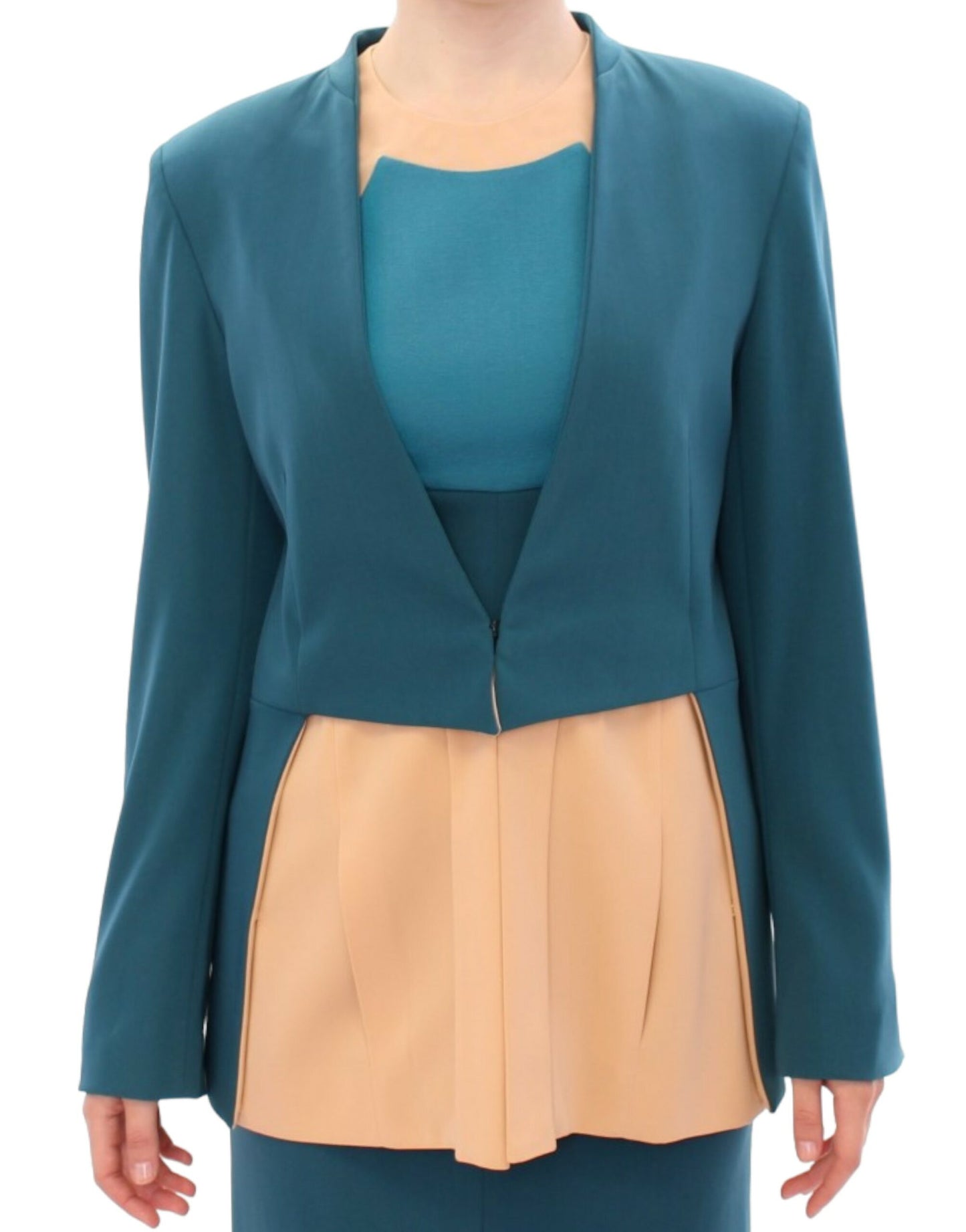 Chic Transitional Two-Tone Blazer