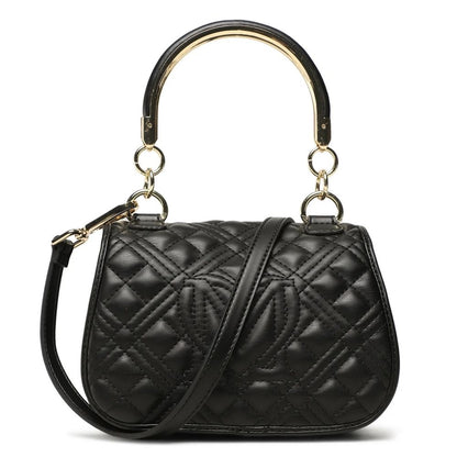 Quilted Faux Leather Chic Handbag