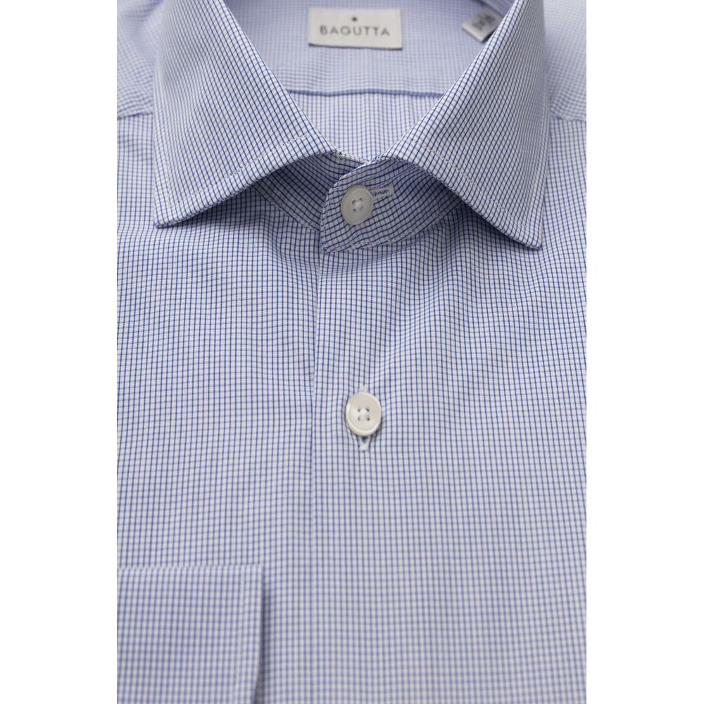 Light Blue Cotton Men Shirt