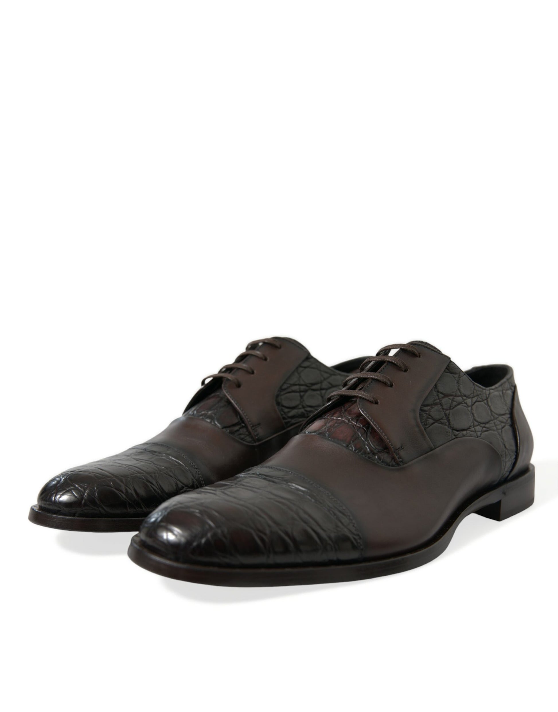 Elegant Brown Formal Derby Dress Shoes