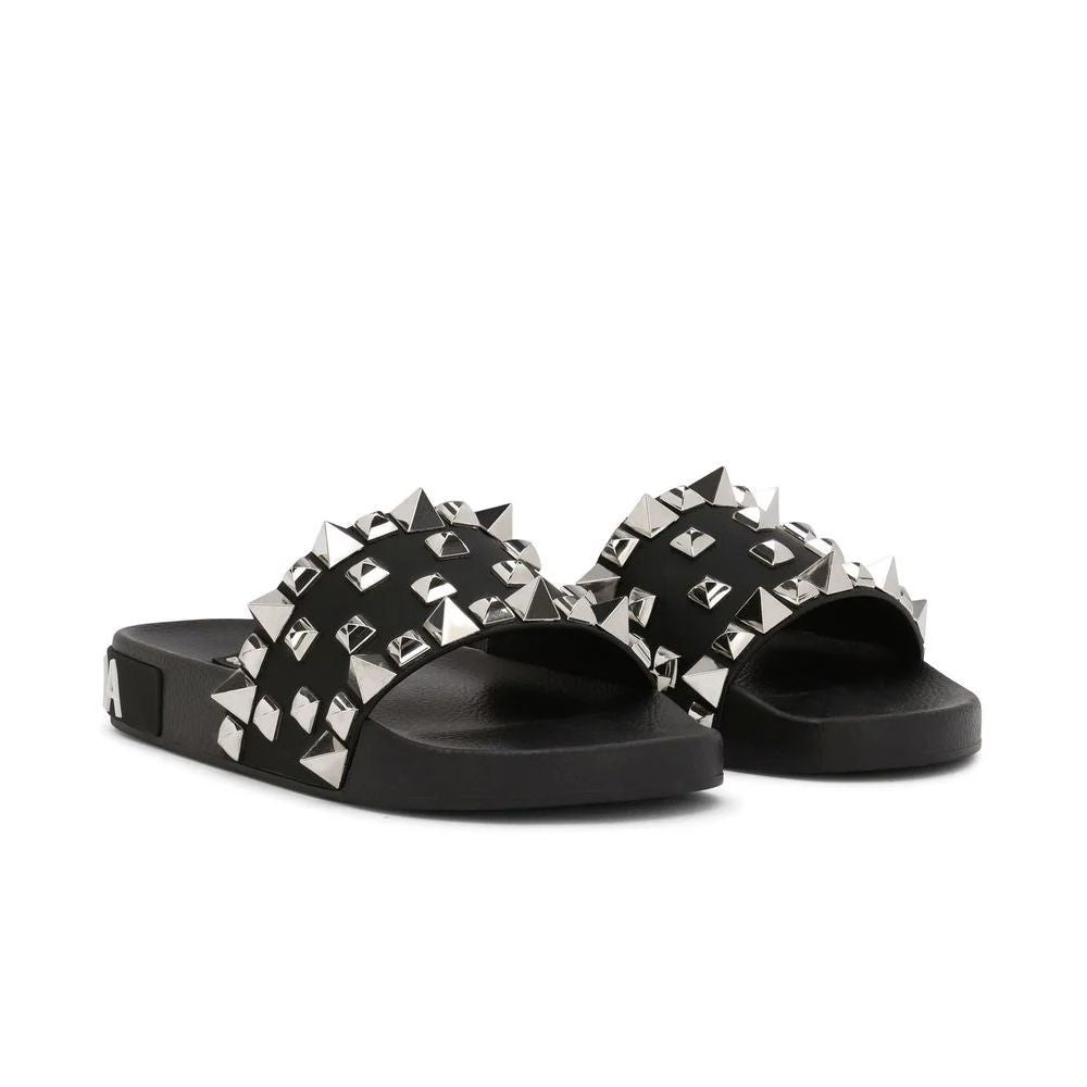 Studded Elegance Slipper Sandals