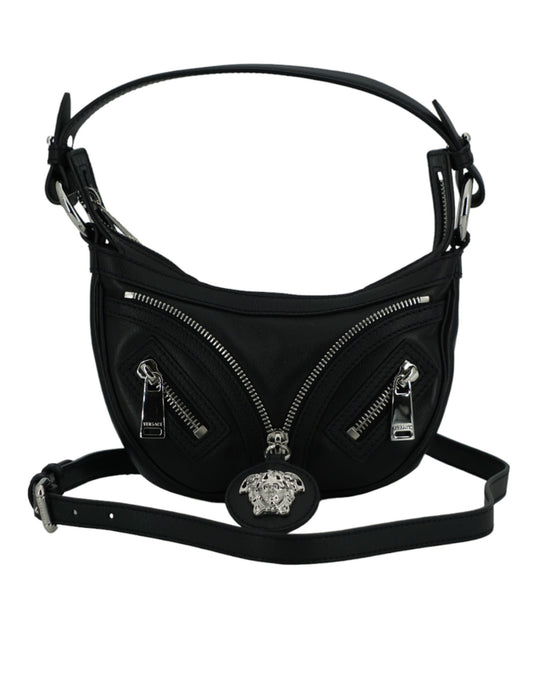 Elegant Black Mini Hobo Shoulder Bag