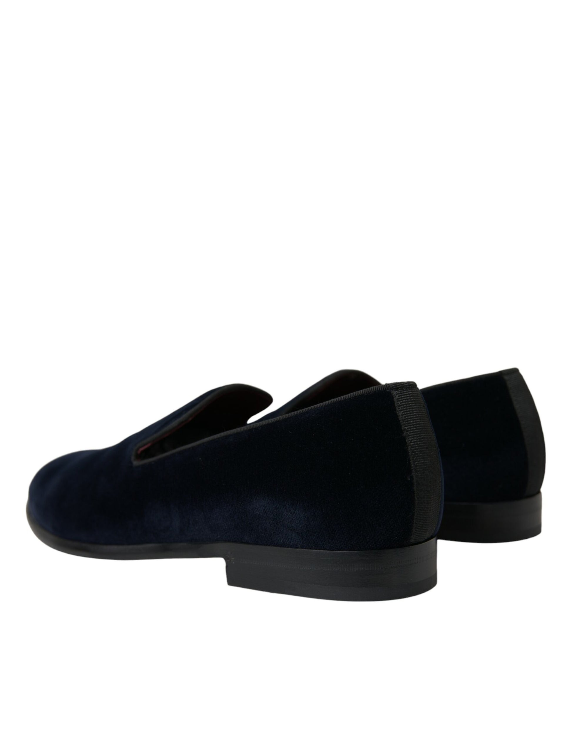 Elegant Black Velvet Loafers for Men