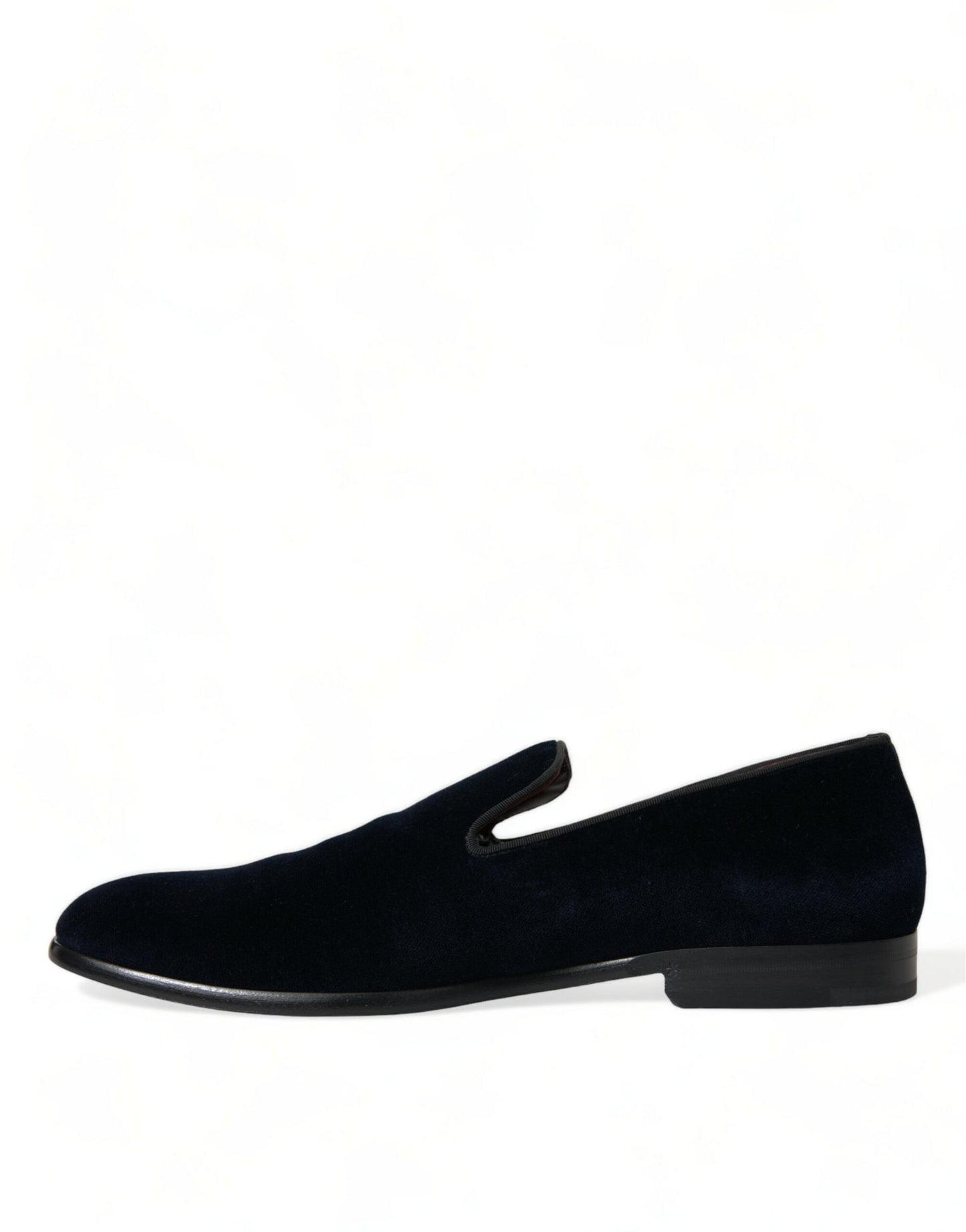 Elegant Black Velvet Loafers for Men