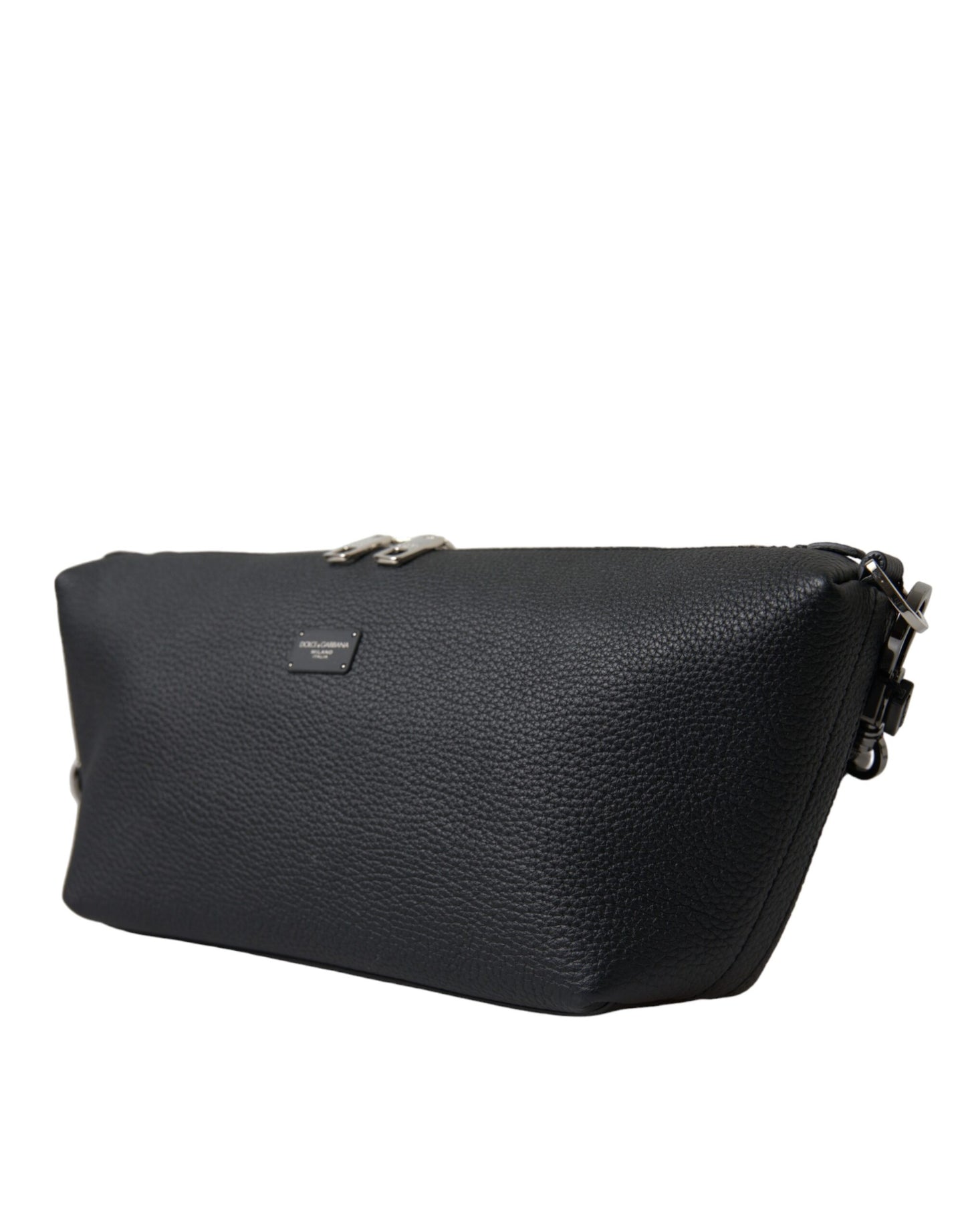 Elegant Black Leather Shoulder Bag