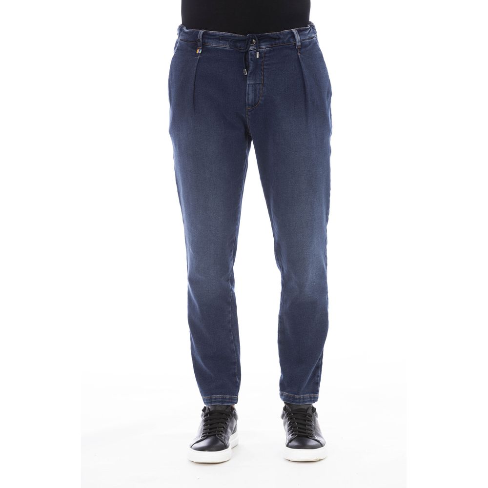 Blue Cotton Men Jeans