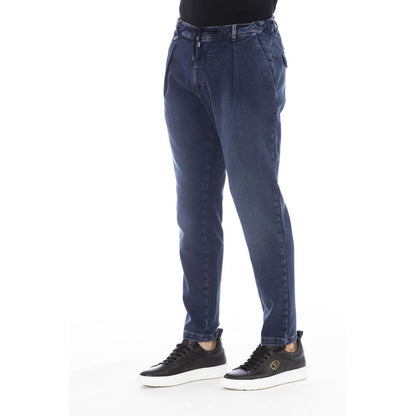 Blue Cotton Men Jeans