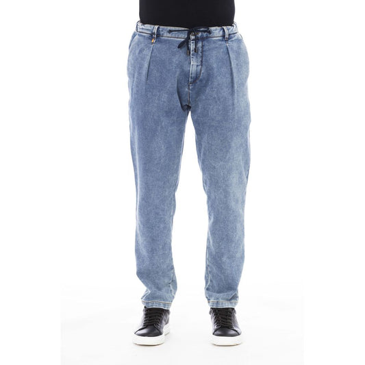 Blue Cotton Men Jeans