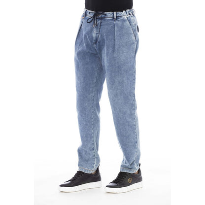 Blue Cotton Men Jeans