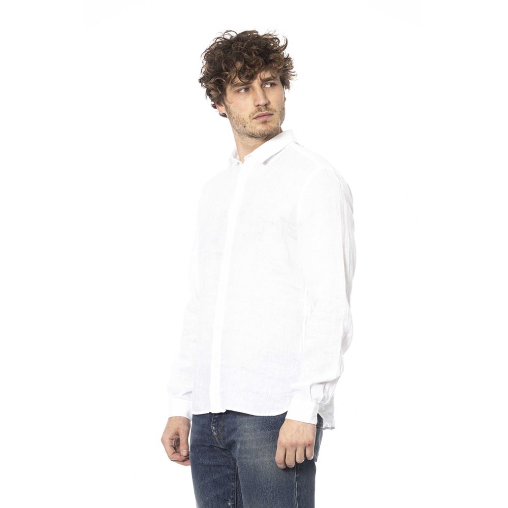 White Linen Men Shirt