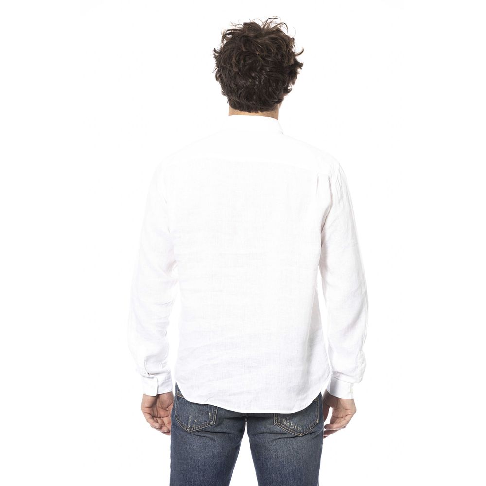 White Linen Men Shirt