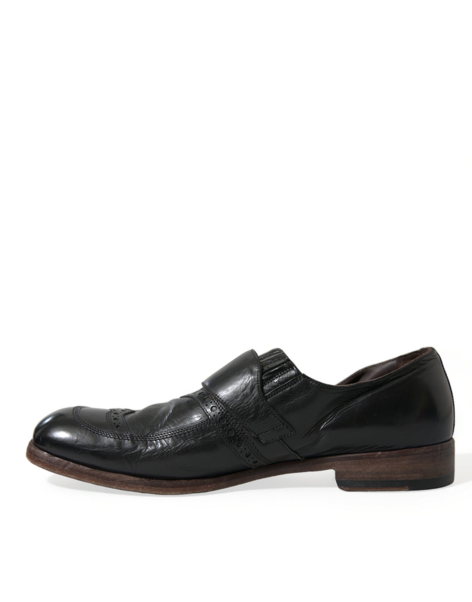 Elegant Black Leather Moccasins Dress Shoes