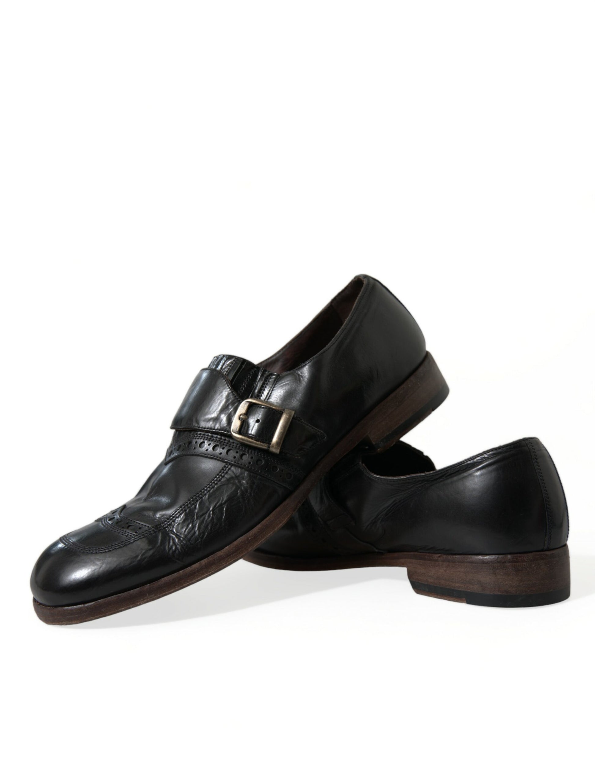 Elegant Black Leather Moccasins Dress Shoes