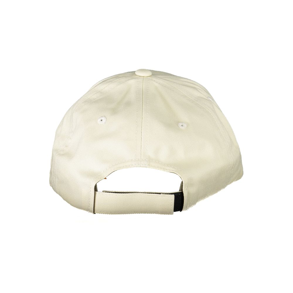 Beige Cotton Men Cap