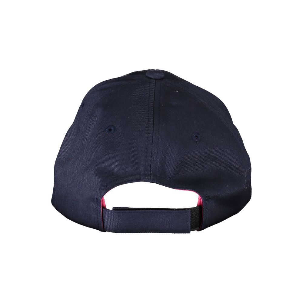 Blue Cotton Men Cap