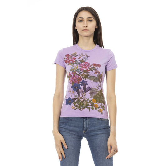 Purple Cotton Women Top