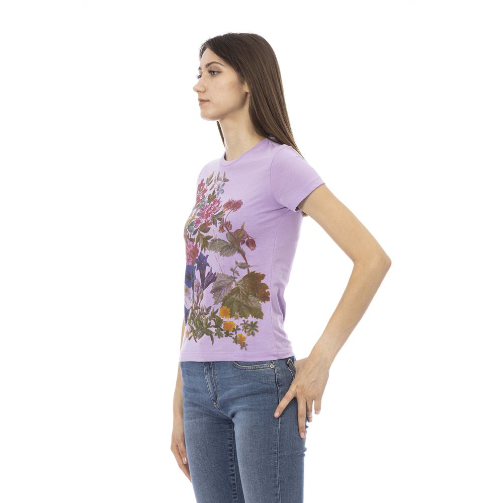 Purple Cotton Women Top