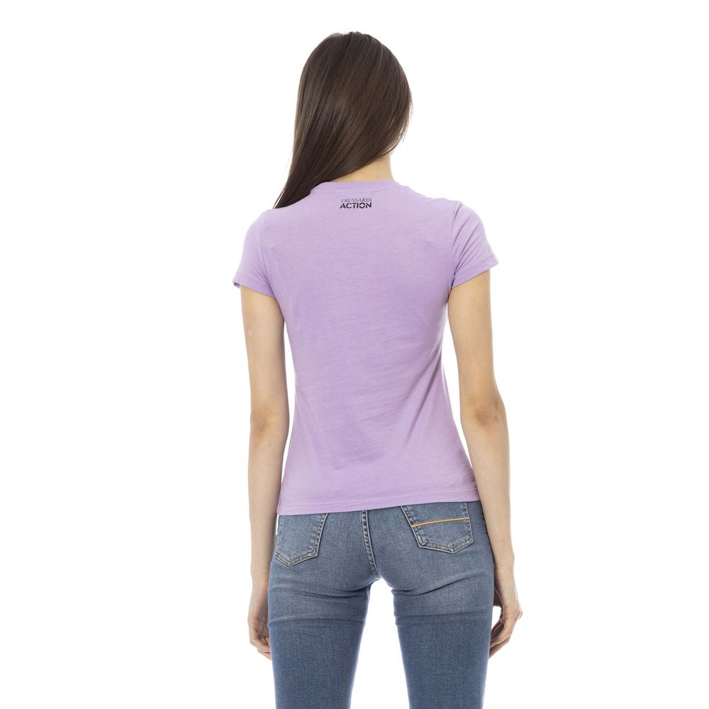 Purple Cotton Women Top