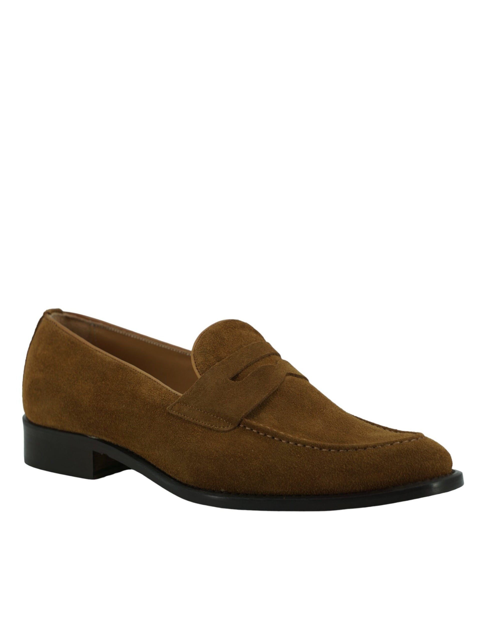 Elegant Tan Brown Suede Loafers for Men