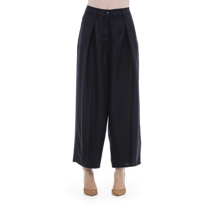 Black Cotton Women Pant