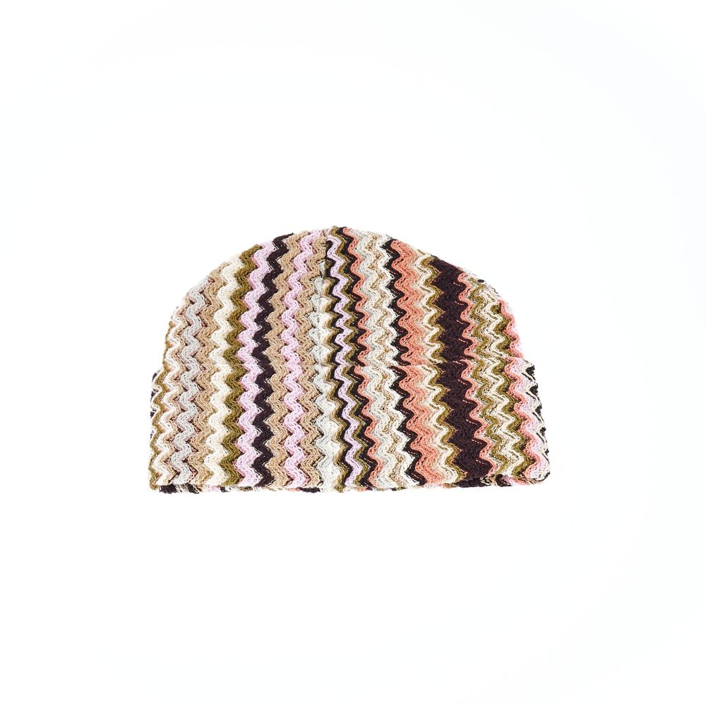 Multicolor Wool Women Hat