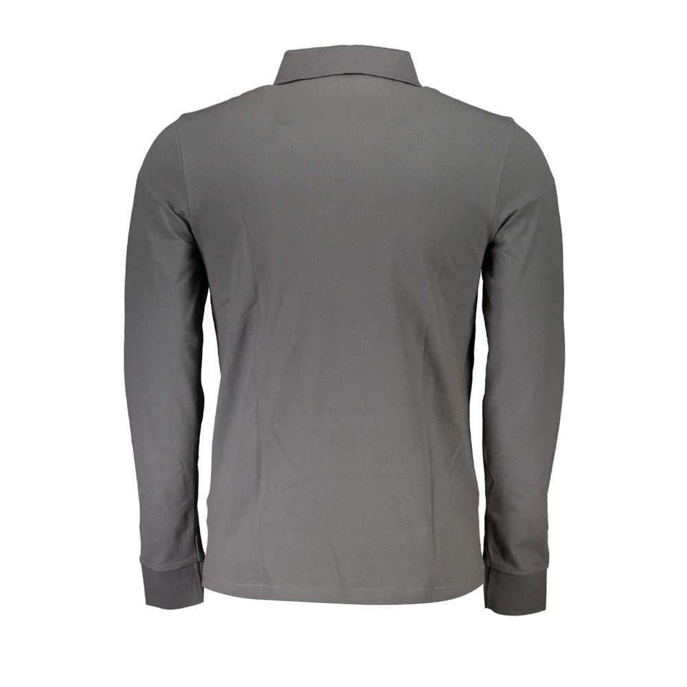 Sleek Slim Fit Long Sleeved Polo