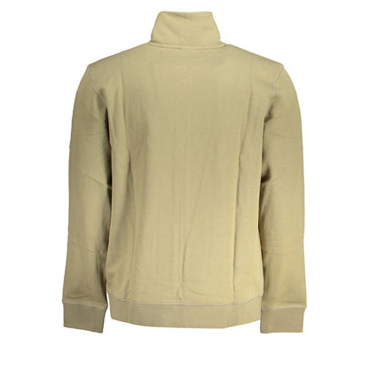 Green Cotton Men Sweater