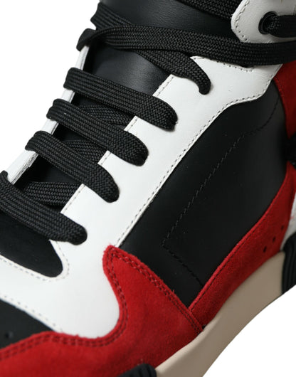 Debonair Calfskin High-Top Sneakers