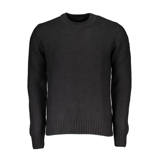 Eco-Conscious Crew Neck Sweater in Gray