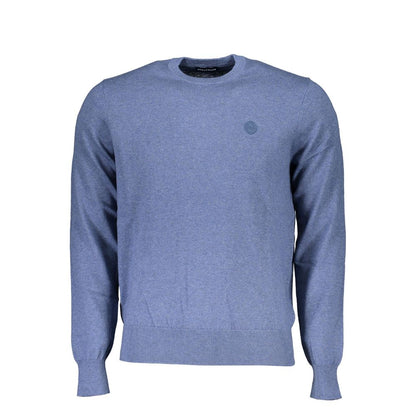 Blue Polyamide Men Sweater