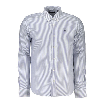 White Cotton Men Shirt