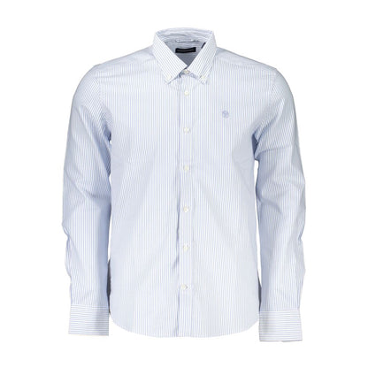 White Cotton Men Shirt