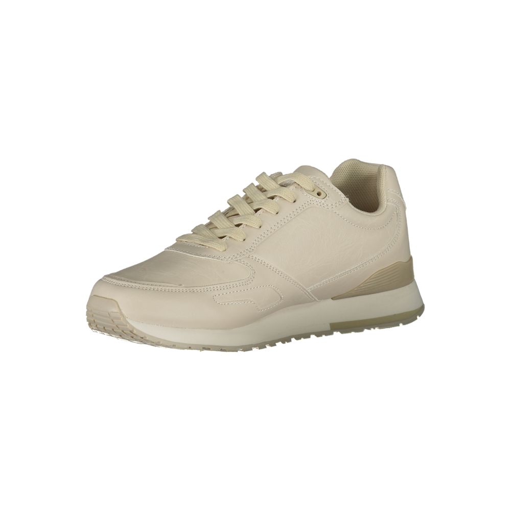 Beige Polyethylene Men Sneaker