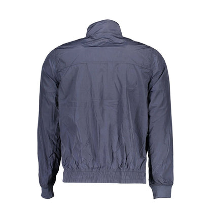 Elevated Blue Sports Jacket with Sleek Pockets